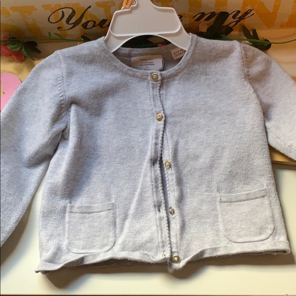 Zara baby cardigan